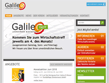 Tablet Screenshot of galileo-leonding.at